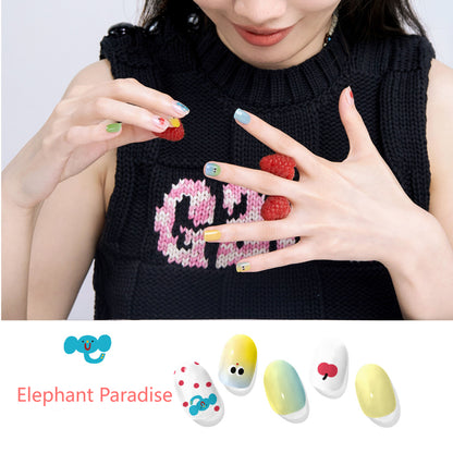 Gel Nail Strips | Elephant Paradise