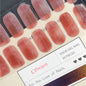 Crimson DIY Semicured Gel Nail Sticker Kit