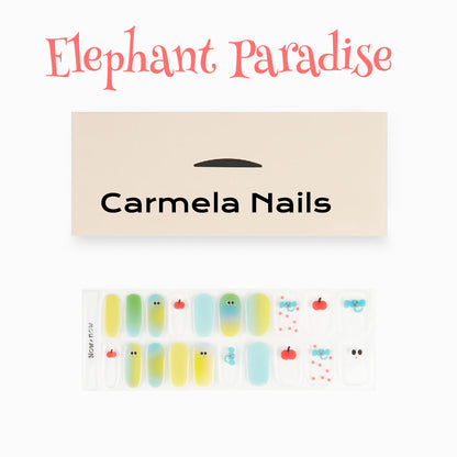 Gel Nail Strips | Elephant Paradise